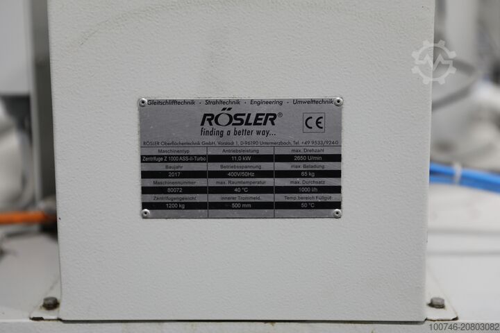 Gleitschleifanlage Rösler R 550/6600 DA