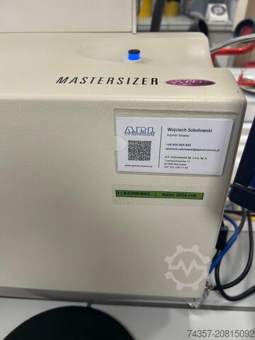 Mastersizer Hydro 2000 Analysator Malvern panalytical Mastersizer 2000