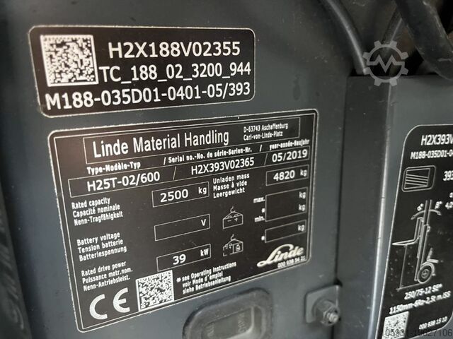 Treibgasstapler Linde H25T-02/600