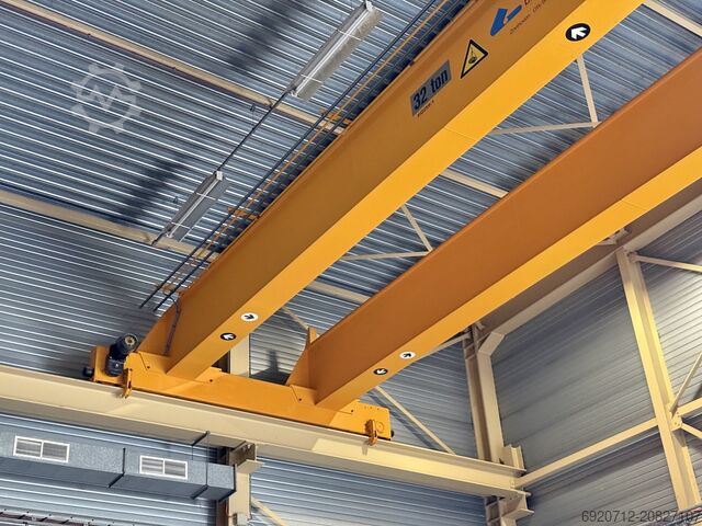 Doppelträger 14.870 mm x 32 Tonnen Konecranes Dubbelligger Bovenloopkraan