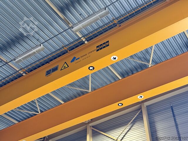 Doppelträger 14.870 mm x 32 Tonnen Konecranes Dubbelligger Bovenloopkraan