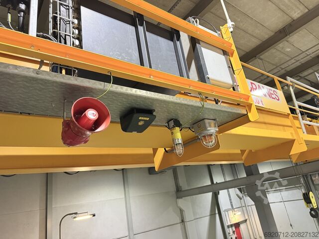 Doppelträger 14.250 × 15 Tonnen Konecranes Dubbelligger Bovenloopkraan