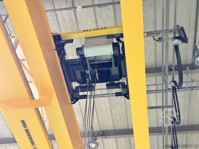 Doppelträger 14.250 × 15 Tonnen Konecranes Dubbelligger Bovenloopkraan