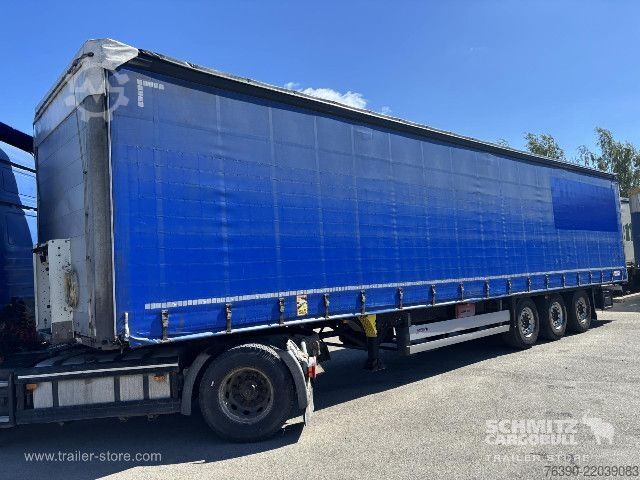 Open semitrailer with tarp Schmitz Cargobull Semitrailer Curtainsider Standard