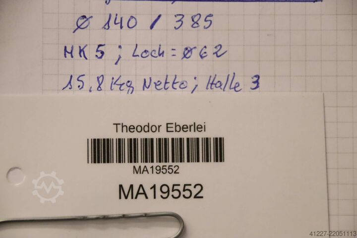 Thread cutting chuck unbekannt MK5  Bohrung Ø 62 mm