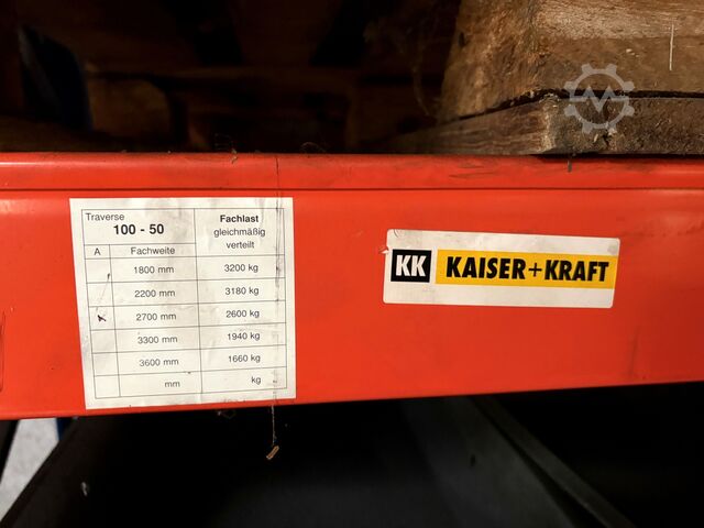 Heavy-duty shelving unit without contents KAISER + KRAFT heavy-duty shelving without contents
