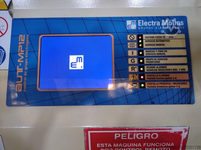 Diesel generator ELECTRA MOLINS EMJ-225 AUT_MP12 INSO