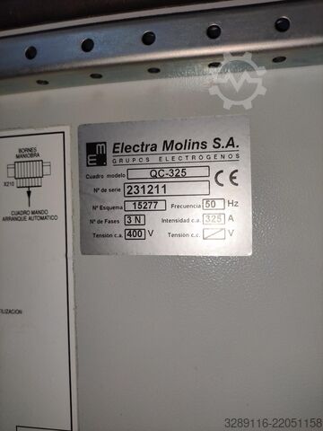 Diesel generator ELECTRA MOLINS EMJ-225 AUT_MP12 INSO
