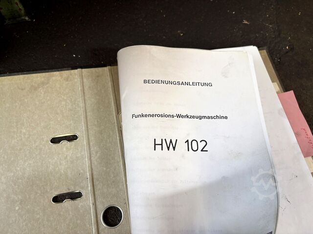 Spark erosion machine WALTER HW 102