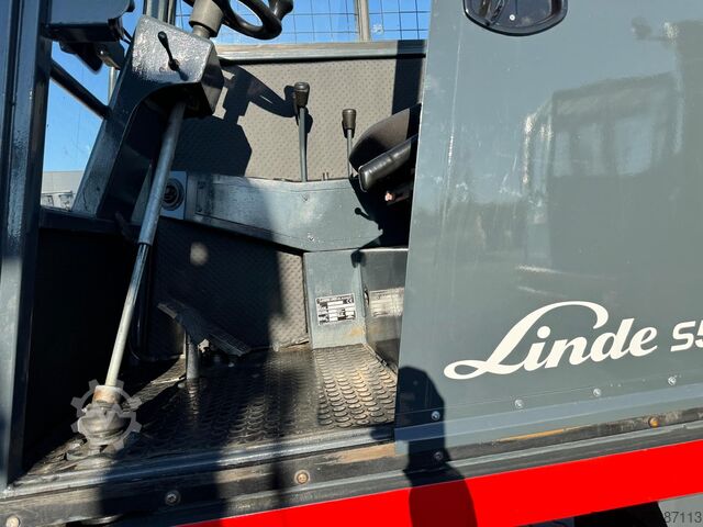 Side loader forklift Linde S50 //Duplex 4850 mm //