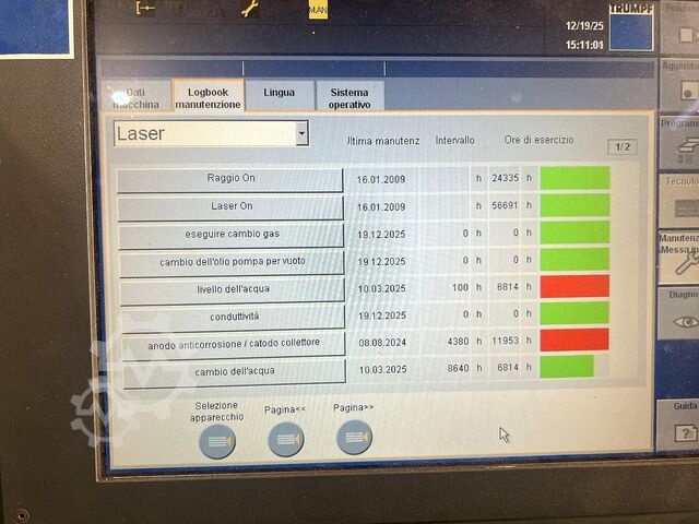 Laser cutting machine TRUMPF TruLaser 5040