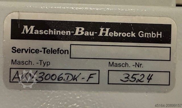 Kantenanleimmaschine Hebrock AKV 3006 DK-F