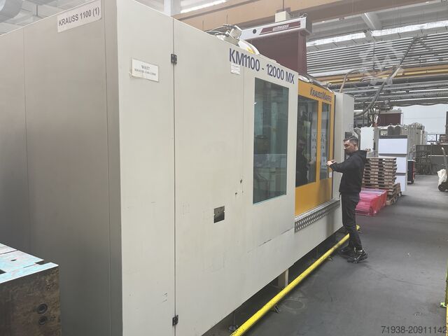 Injection molding machine Krauss Maffei KM 1100–12000 MX