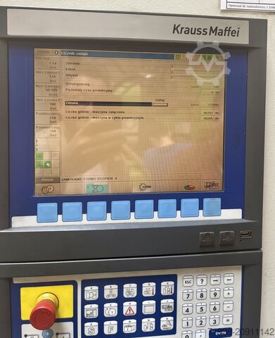 Injection molding machine Krauss Maffei KM 1100–12000 MX