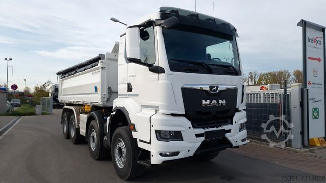 Dreiseitenkipper LKW MAN TGS 35.510 MEILER Bordmatik Kühlschrank !MIETE!