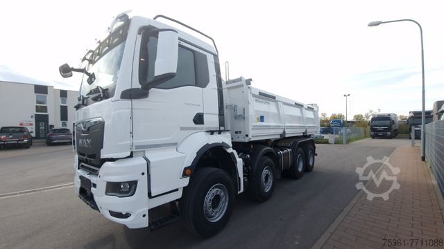 Dreiseitenkipper LKW MAN TGS 35.510 MEILER Bordmatik Kühlschrank !MIETE!