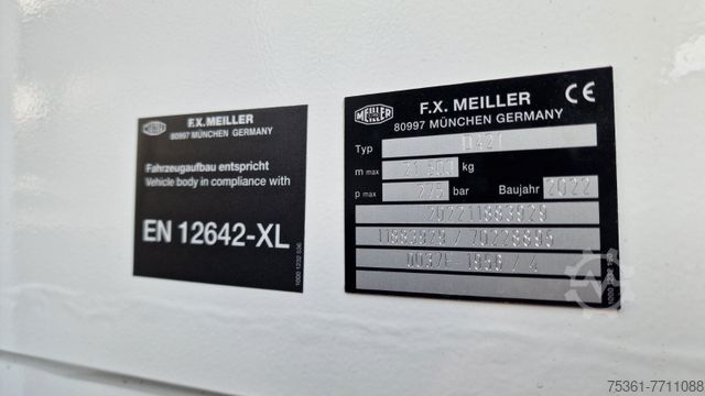 Dreiseitenkipper LKW MAN TGS 35.510 MEILER Bordmatik Kühlschrank !MIETE!