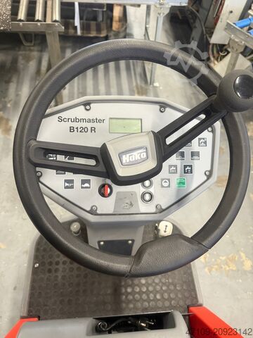 Cleaning machine / ride-on machine for wiping, suction, and sweeping HAKO Scrubmaster 120