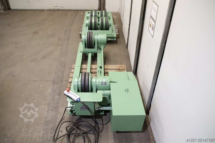 Container rotating device clay Deuma Heitze W05 Rollenabstand 600 - 1670 mm