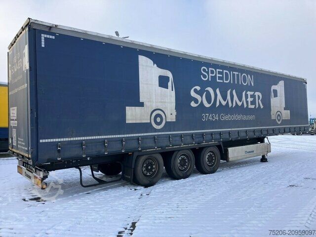 Open semitrailer with tarp Krone Profi Liner SDP 27 eLB4-CS