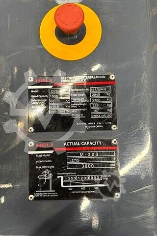 Forklift Heli CPD 15 1,5 T