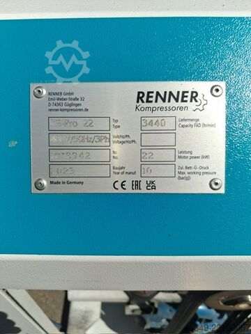 TOP / BJ 2023 / 10 bar / 22 kW Renner RS Pro 22