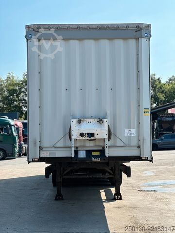 Open semitrailer with tarp KRONE SD Curtainsider EDSCHA CodeXL Liftachse