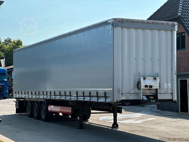 Open semitrailer with tarp KRONE SD Curtainsider EDSCHA CodeXL Liftachse