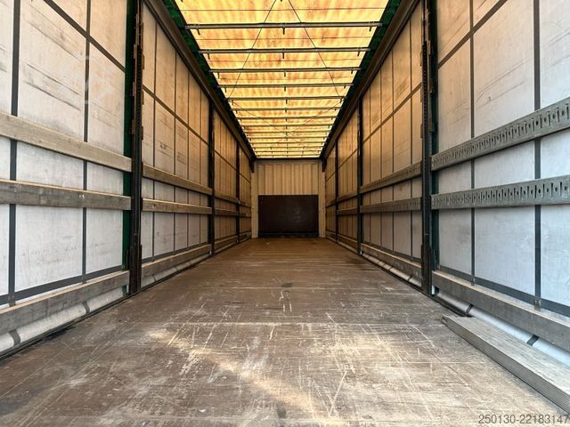 Open semitrailer with tarp KRONE SD Curtainsider EDSCHA CodeXL Liftachse