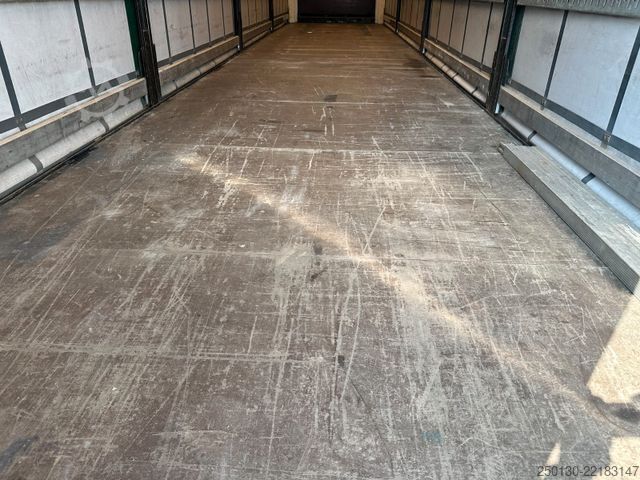 Open semitrailer with tarp KRONE SD Curtainsider EDSCHA CodeXL Liftachse