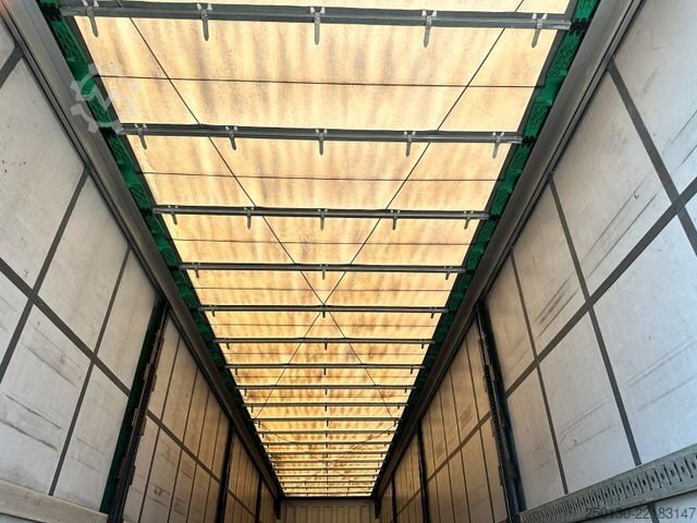 Open semitrailer with tarp KRONE SD Curtainsider EDSCHA CodeXL Liftachse