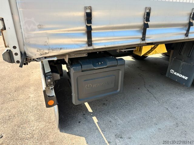 Open semitrailer with tarp KRONE SD Curtainsider EDSCHA CodeXL Liftachse