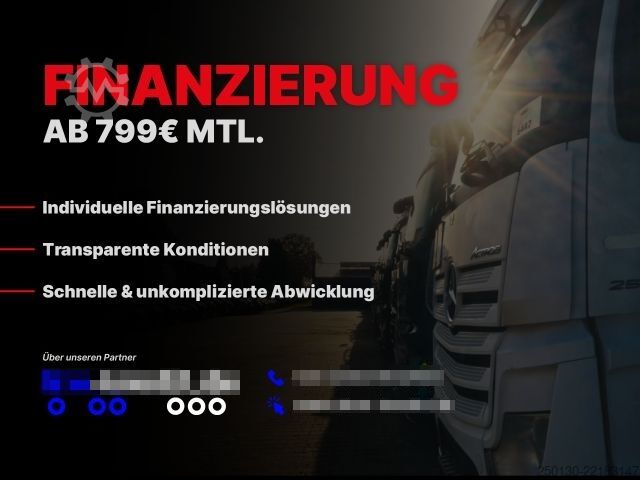 Open semitrailer with tarp KRONE SD Curtainsider EDSCHA CodeXL Liftachse