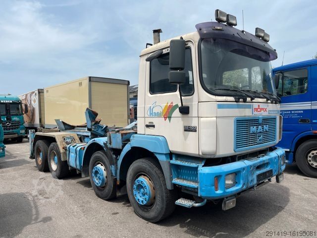 Special purpose truck MAN Steyr 32.403 Silent 8x4 Sülo Aufsteller Bj