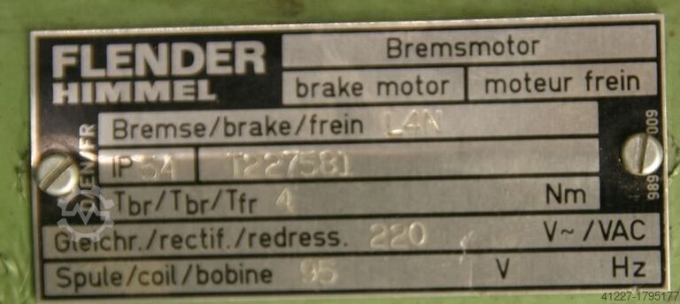 Getriebemotor 0,16/3 kW 7,1/320 U/min Flender ZF20-090SP/2U