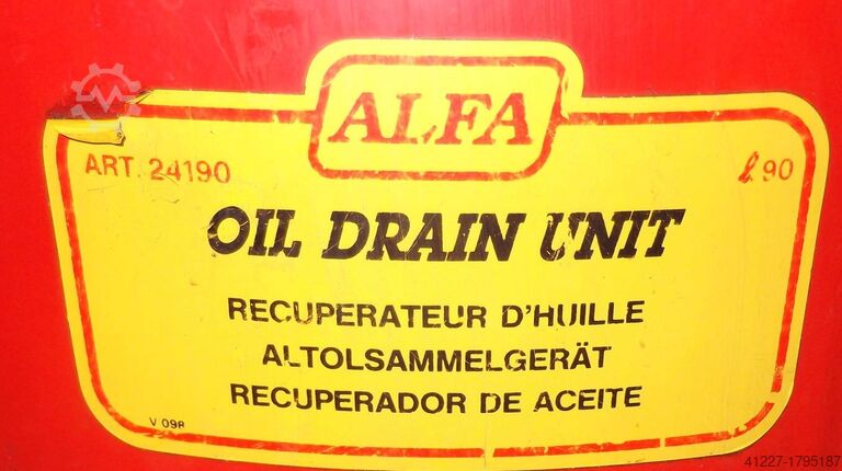 Waste oil collection device Alfa 90 Ltr.