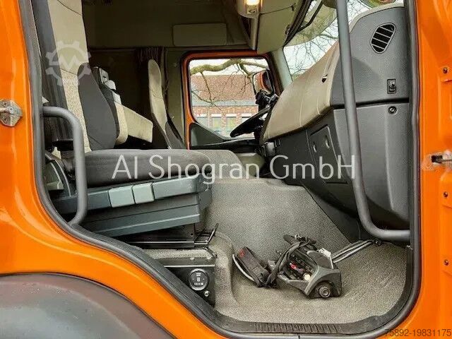 Platform trailer Renault Lander 430 6x2/Hiab 144 B-3 Mit Funk/Eu5/Komple...
