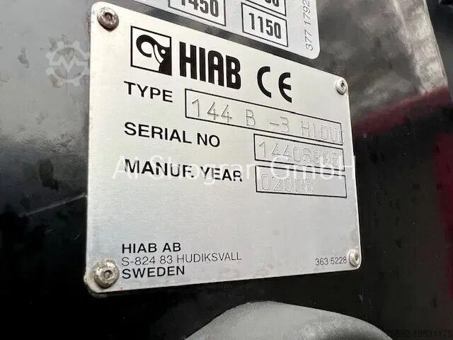 Platform trailer Renault Lander 430 6x2/Hiab 144 B-3 Mit Funk/Eu5/Komple...