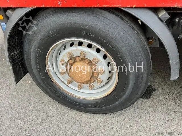 Platform trailer Renault Lander 430 6x2/Hiab 144 B-3 Mit Funk/Eu5/Komple...