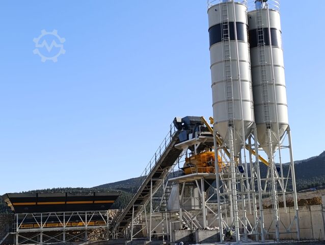 Stationary concrete batching plant PLUSMİX PLUS ST 130