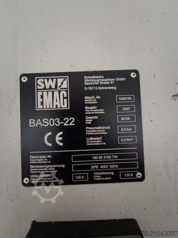 Horizontal-Bearbeitungszentrum SW Schwäbische Werkzeugmaschinen BAS03-22