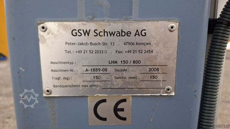 Voiler, Abwickelhaspel GSW Schwabe GSW LHM 150/800
