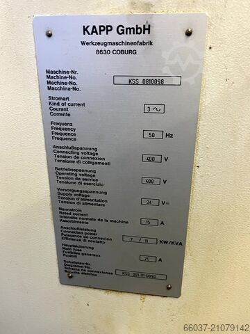 Schleifscheibenabrichtmaschine Kapp CS 200 CNC