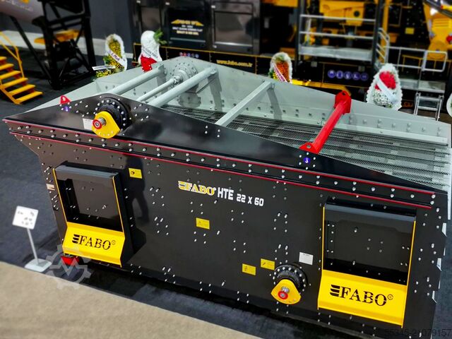 Vibrationssieb FABO Titreşimli Elek Vibrating screen HTE2260 Çift Milli Yatay Titreşimli Elek