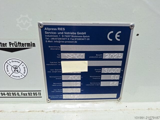 Presscontainer Allpress RIES 10 cbm Absetzpresse