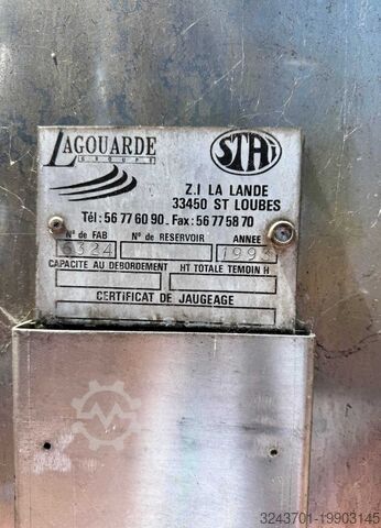 Edelstahltank – 80100 l LAGOUARDE