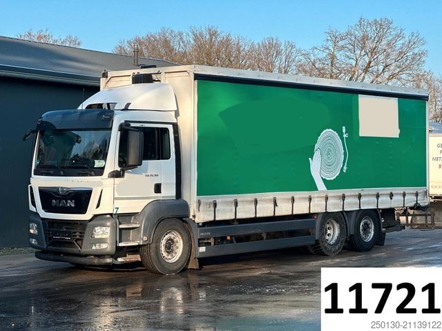 LKW mit Pritsche & Plane MAN TGS 26.360 6x2 LL Stapleraufnahme & Lenk/Lift