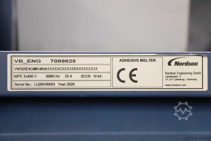 Klebstoff-Schmelzgerät Nordson VersaBlue VB_ENG 3 Pumpen