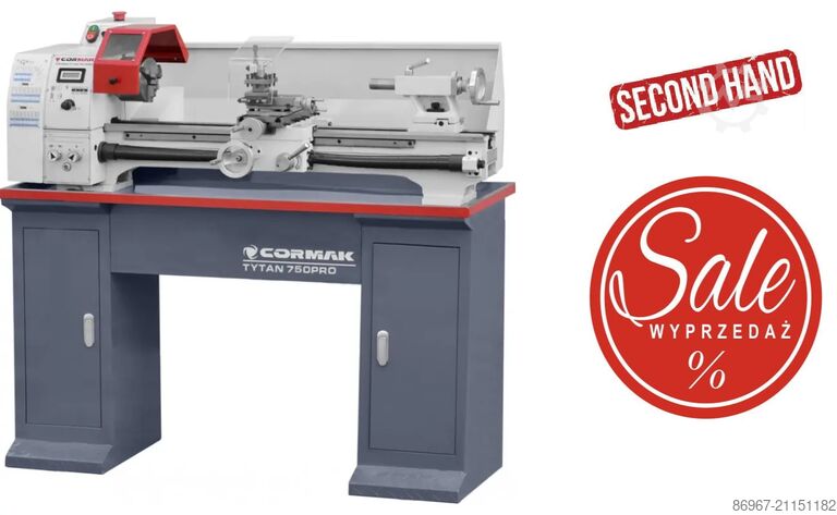 Universelle Metall-Drehmaschine CORMAK Tytan 750 PRO(400V)