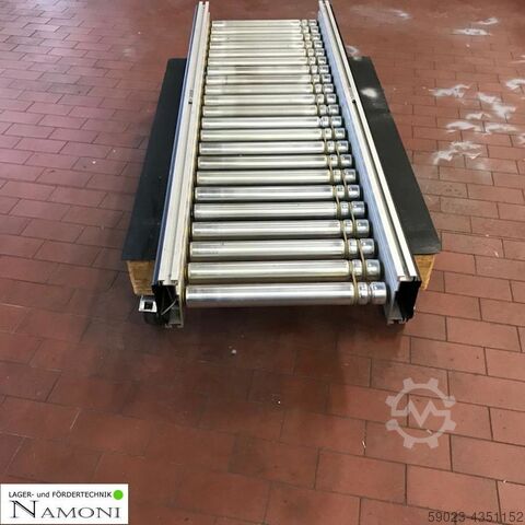 Roller conveyor with drive Zero pressure accumulation Interroll Staudrucklos